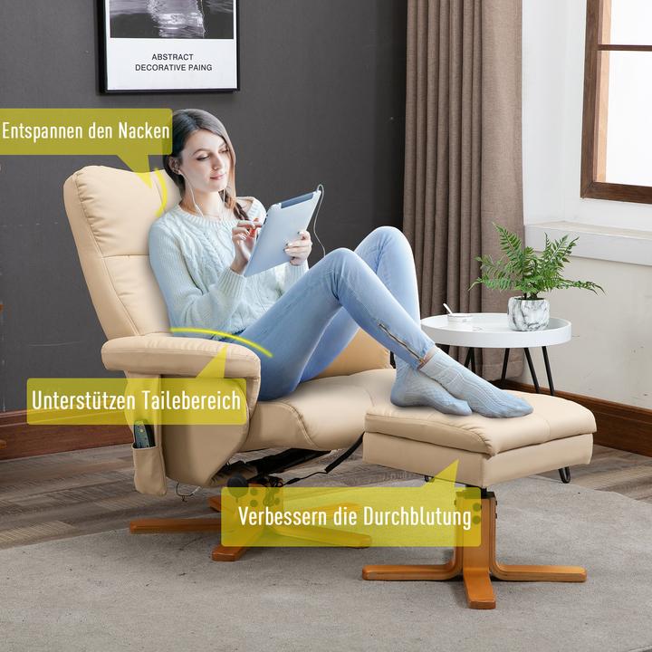 Produktbild Homcom Massagesessel mit Liegefunktion