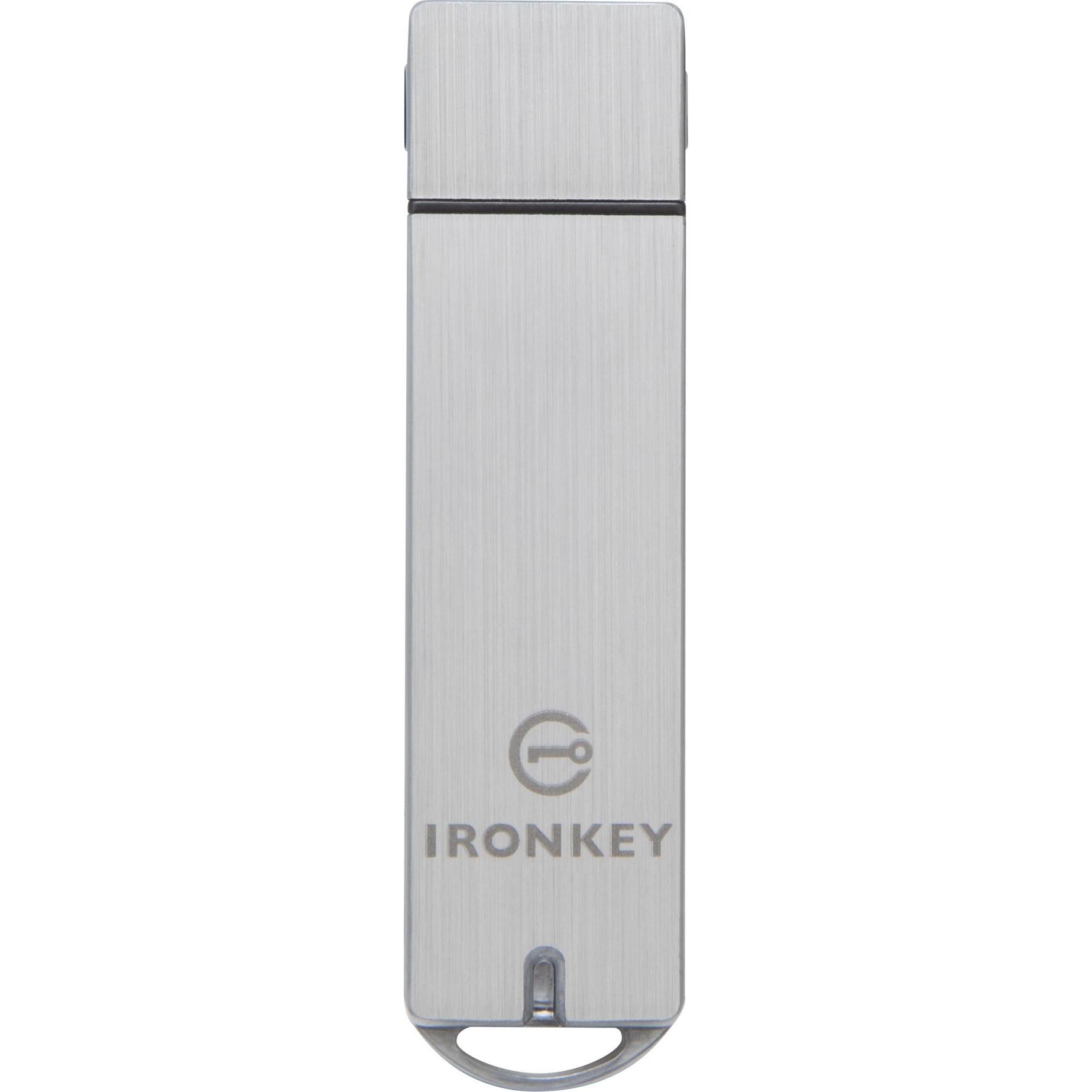 Kingston Ironkey Basic S1000 (128 Gb, USB-A), Chiavetta Usb, Argento