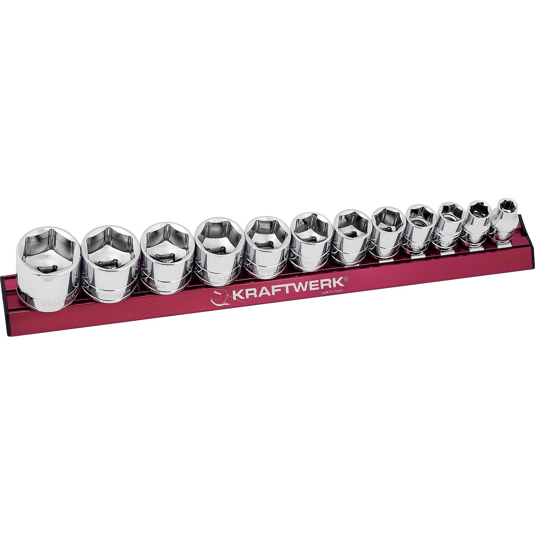 Kraftwerk, Steckschlüssel + Stecknuss, Zoll-Stecknusssatz Magalu