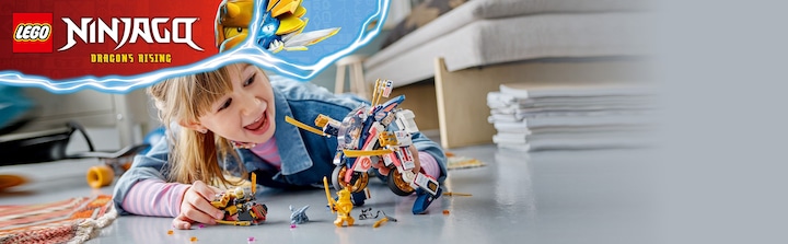 Actual product image LEGO Ninjago Sora's Mech transforms into a racing bike (71792). (71792, LEGO Ninjago)