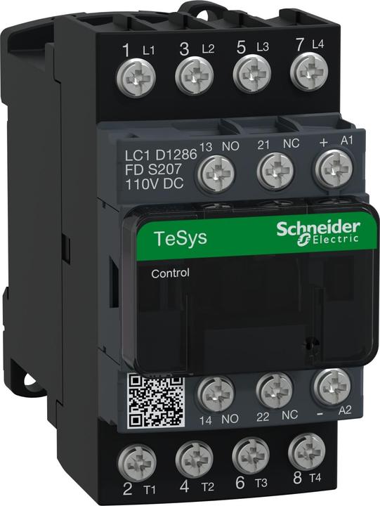 Produktbild Schneider Electric TeSys D Schütz S207-4P (2NO+2NC) AC-1 LC1D1286FDS207