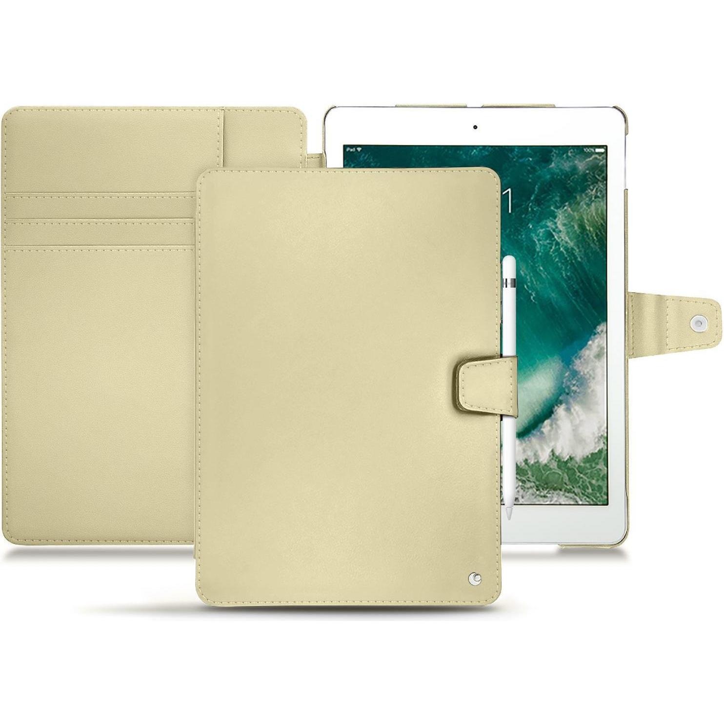 Noreve Lederschutzhülle Wallet (iPad Pro 10.5), Tablet Hülle, Beige