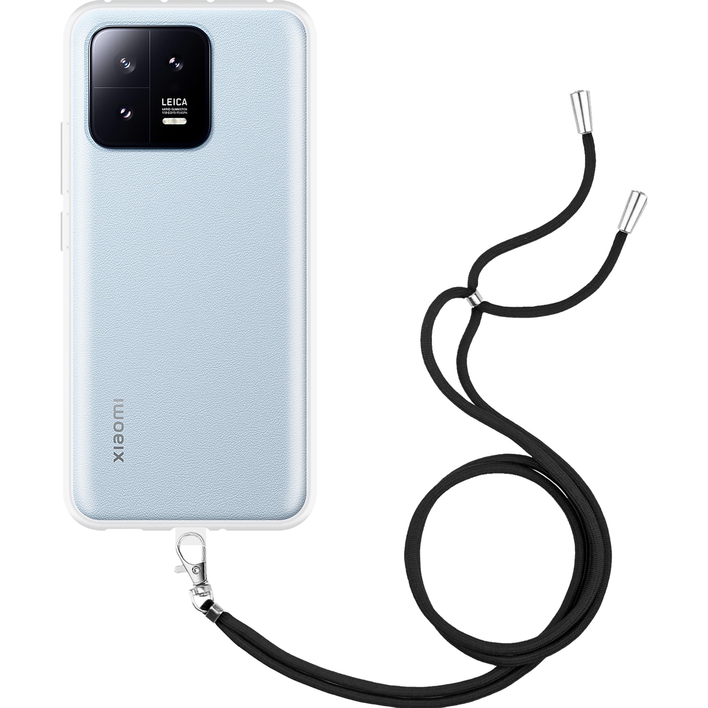 Thumbnail - Cazy Handykette Hülle Kompatibel mit Xiaomi 13 - Silikon Handyhülle mit Band Necklace Hülle - Transparant, Handykette, T...