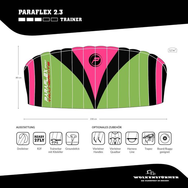 Actual product image Wolkenstürmer Paraflex 2.3