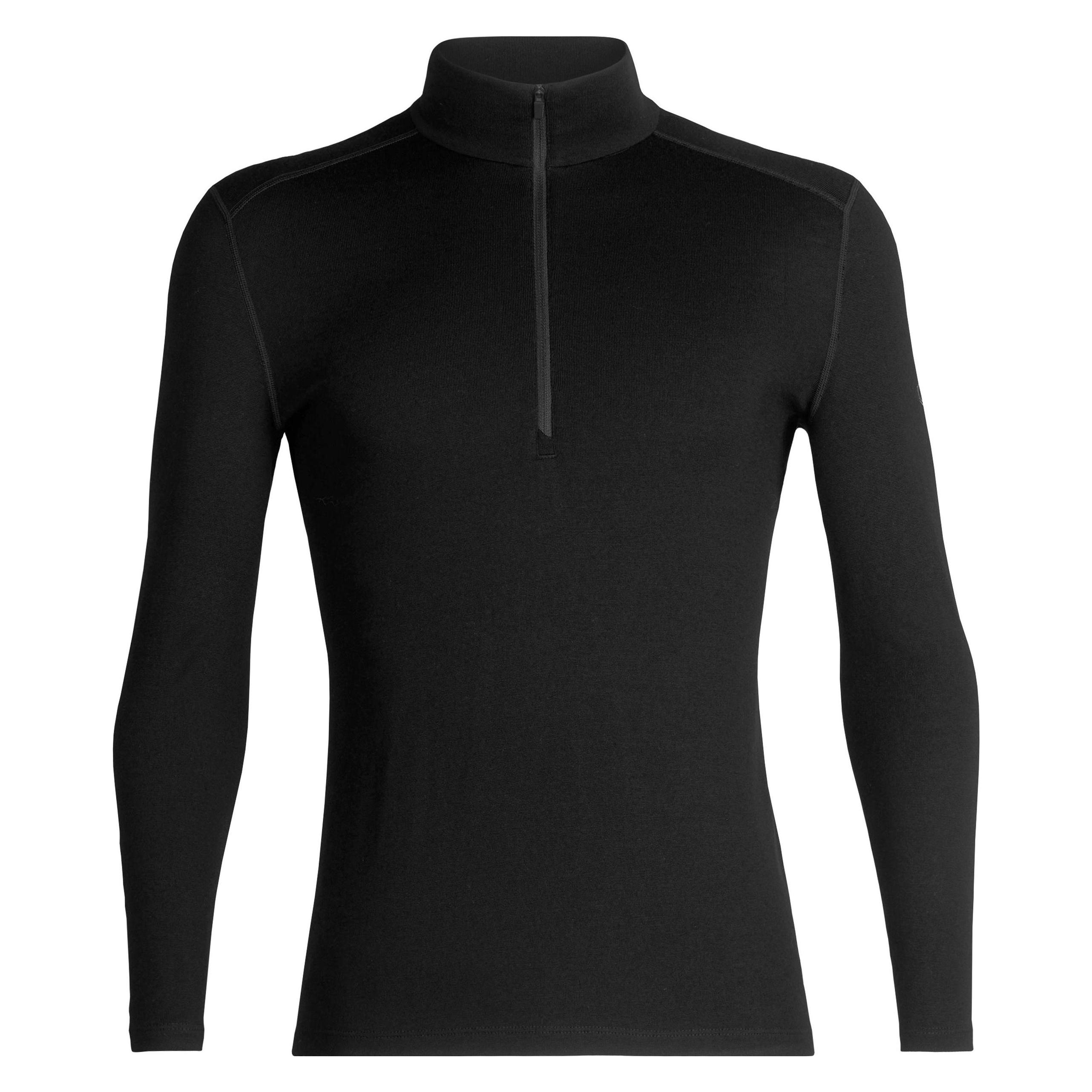 Icebreaker, Herren, Funktionsshirt, 260 Tech Half Zip (S), Schwarz, S