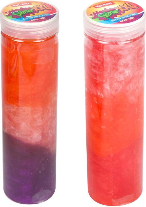 Actual product image Glitter slime shiny in tube