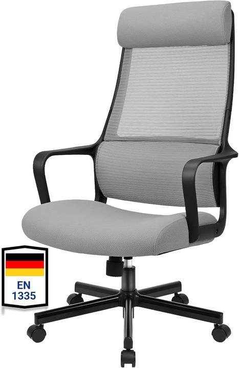 Produktbild Melokea Schreibtischstuhl Feste Armlehne, Gray