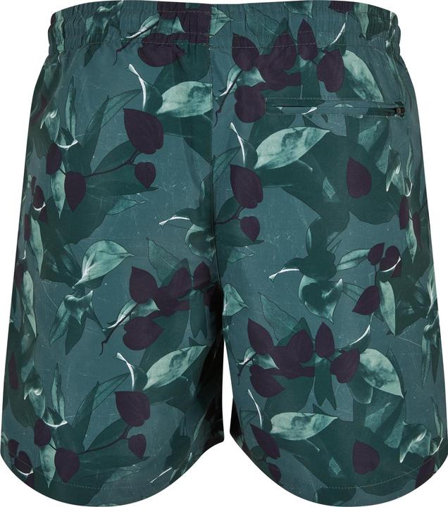 Image du produit Urban Classics Pattern Swim Shorts greenleafs L (L)