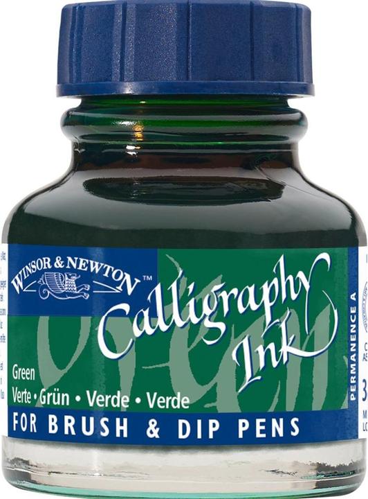 Actual product image Winsor & Newton Calligraphy Ink 30Ml Green 289 (Green)