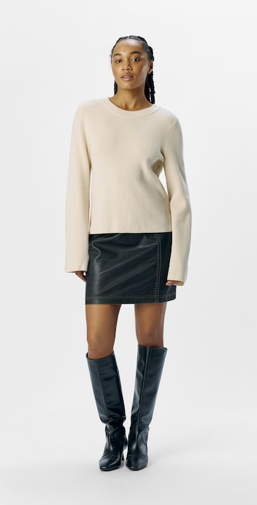 Produktbild Object Schleifenverzierter Strickpullover (XL)
