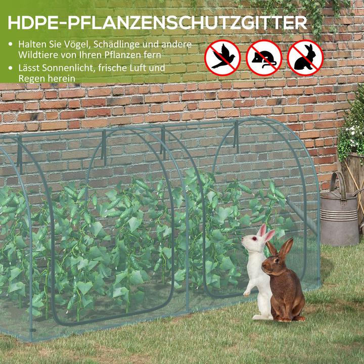 Image du produit Outsunny Gewächshaus mit 2 Rolltüren