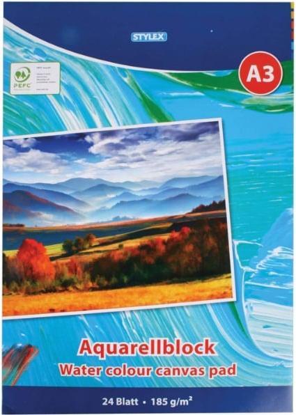Stylex Bloc aquarelle (A3, Couverture rigide)