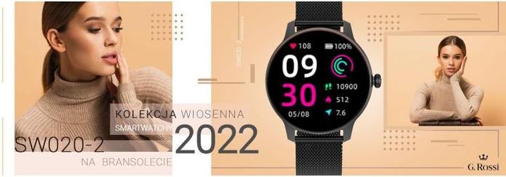 Actual product image Gino Rossi G. Rossi WOMEN'S SMART WATCH G. Rossi SW020-2 - PRESSURE GAUGE, PULSE OXIMETER (zg338b)