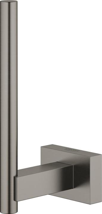 Grohe Porta rotolo di ricambio Essential Cube in grafite dura spazzolata 40623AL1
