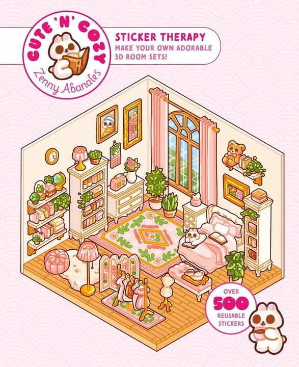 Cute 'n' Cozy Sticker Therapy (500 Sticker)