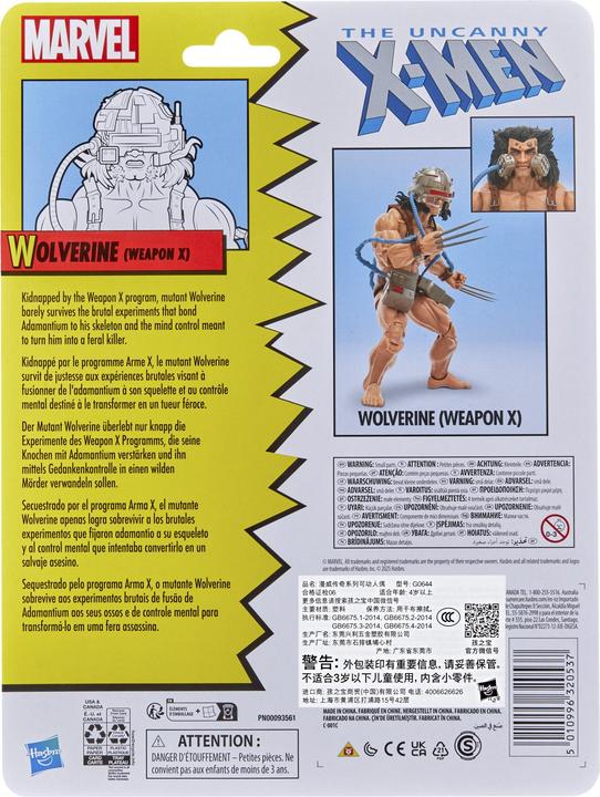 Produktbild Legends Series Wolverine (Weapon X), X-Men Action-Figur
