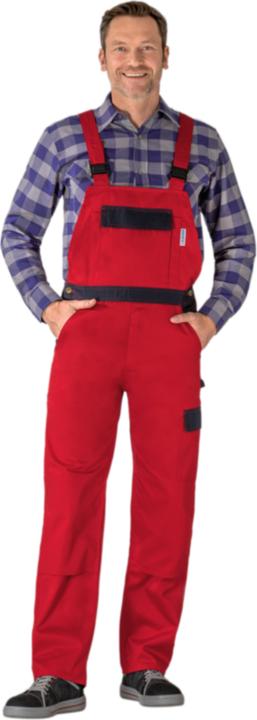 Actual product image Planam Dungarees red/navy 64 (64)