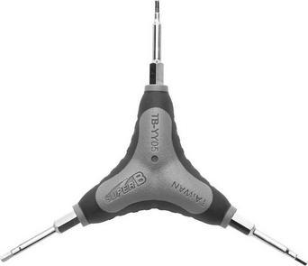 Actual product image Super B TB-YY05, three-arm spanner