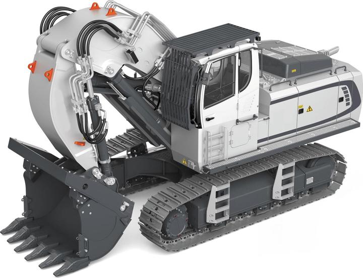 Amewi Quarry Excavator 970-200 SME, White, 1:13.5, RTR (RTR Ready-to-Run)