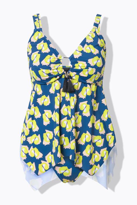 Produktbild Ulla Popken Tankini, Softcups, Träger verstellbar, recycelt (52 B)