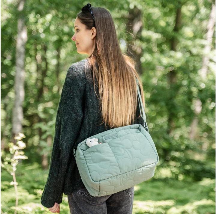 Image du produit Done by Deer Kinderwagentasche Quilted grün