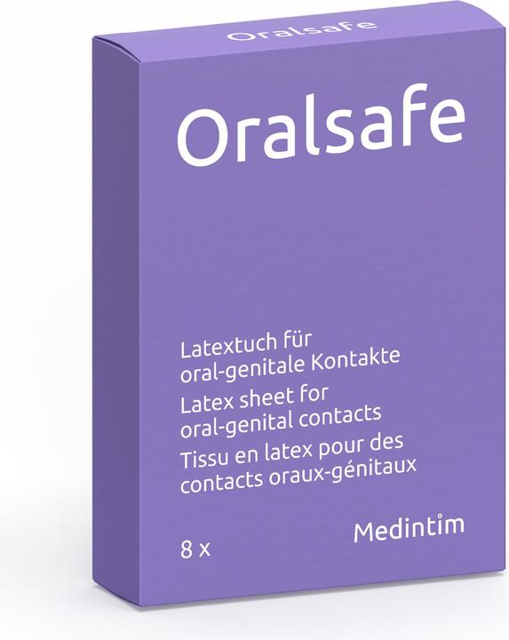 Produktbild Medintim Oralsafe Lecktuch geschmacksneutral (8 Stk.)
