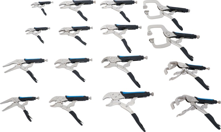 Actual product image BGS Body grip pliers set (185 mm)