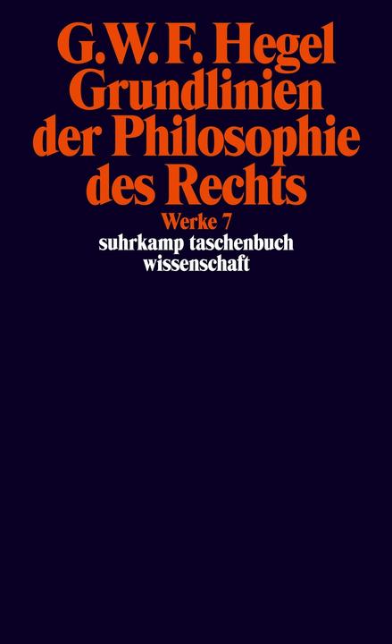 Produktbild Werke in 20 Bänden mit Registerband (Deutsch, Georg Wilhelm Friedrich Hegel, 1986)