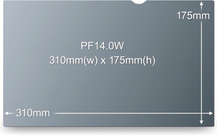 Immagine prodotto 3M Pf140w9b (14", 16 : 9)