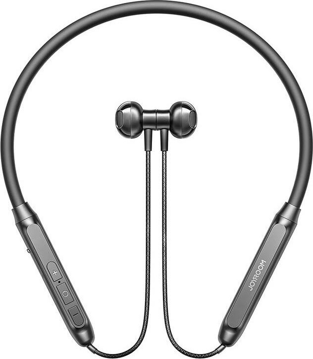 Joyroom Cuffie Bluetooth magnetiche Auricolari sportivi da collo 14,2 mm - Nero (30 h, Cablato)