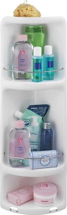 Image du produit Gedy RACK DE DOUCHE CAESAR BLANC 70810200300 (22.60 x 16 x 71 cm)