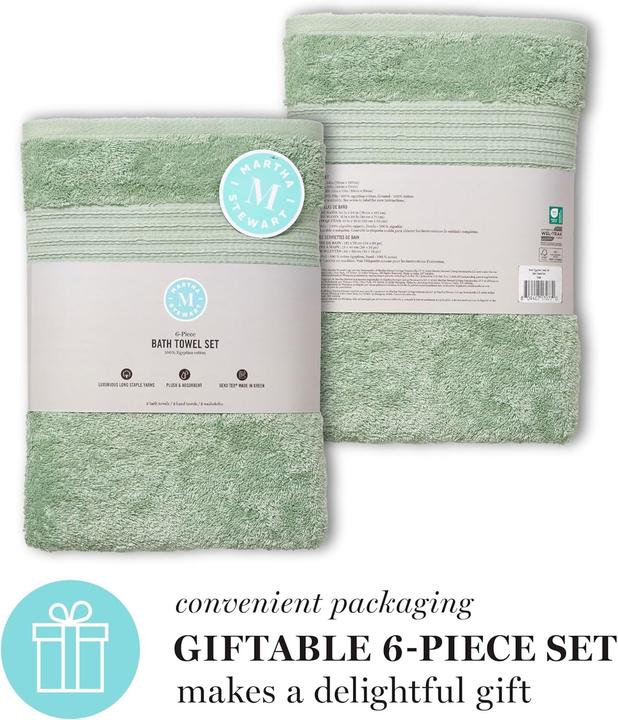 Immagine prodotto Stewart Set di Asciugamani in Cotone Egiziano (33 cm x 33 cm)