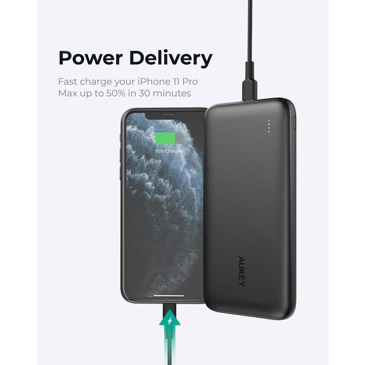 Actual product image Aukey Quick Charger (10000 mAh, 18 W, 18 Wh)