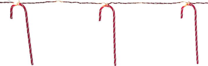 Produktbild Magische Weihnachtsdeko-Zuckerstange Lichterkette - 10 Stk. 20 Warmweisse LEDs (0.30 m)