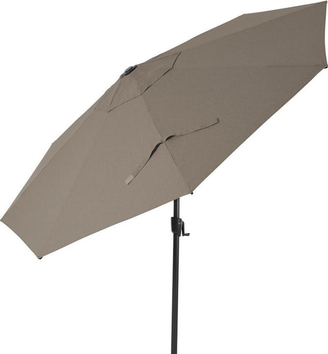 Actual product image Siena Garden Bosco centre pole parasol anthracite/taupe Ø 300 cm (3 m)