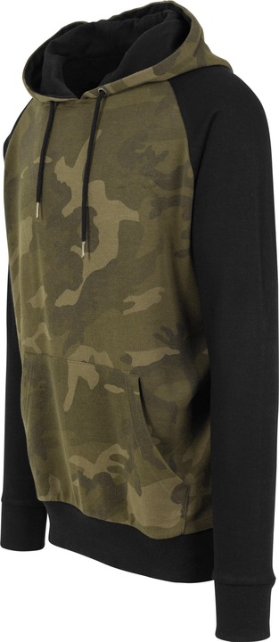 Produktbild Urban Classics Camo Contrast Raglan Hoody (M)