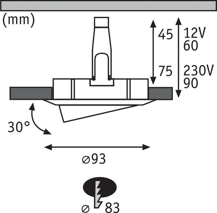 Produktbild Paulmann Einbauleuchte Nova Plus Set (GU10, GU5.3)