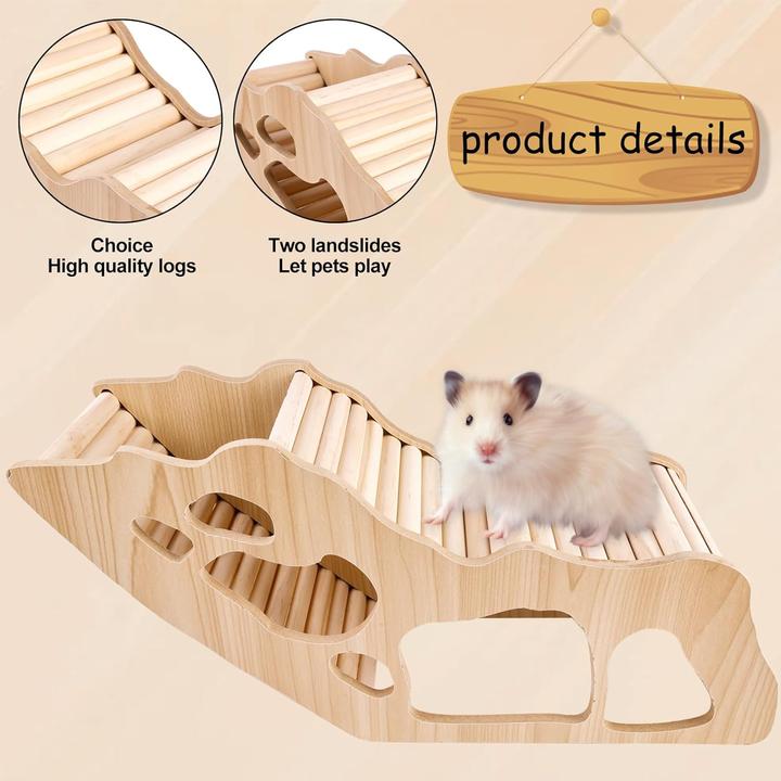 Actual product image Wuuraa Kletterspielzeug für Hamster und Kleinnager