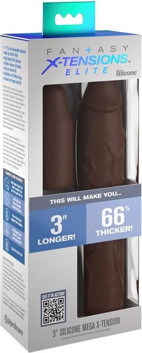 Productafbeelding Pipedream Penisschede "3" Silicone X-spanning".