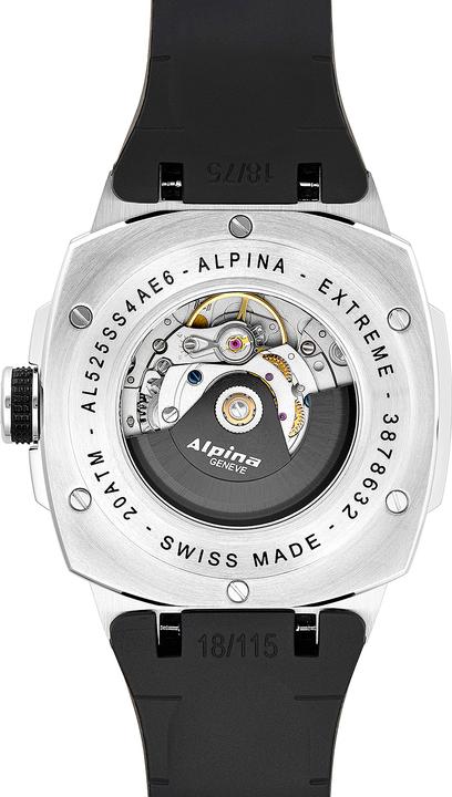 Actual product image alpina AL-525B4AE6 Extreme Automatic 41mm 20ATM (Diving watch, 41 mm)