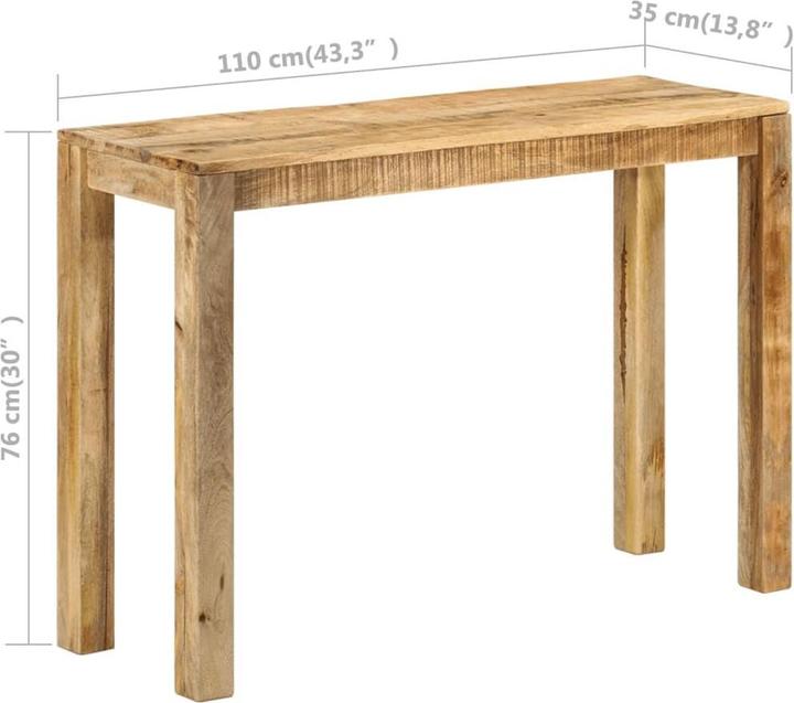 Image du produit vidaXL Konsolentisch (110 x 35 x 76 cm)