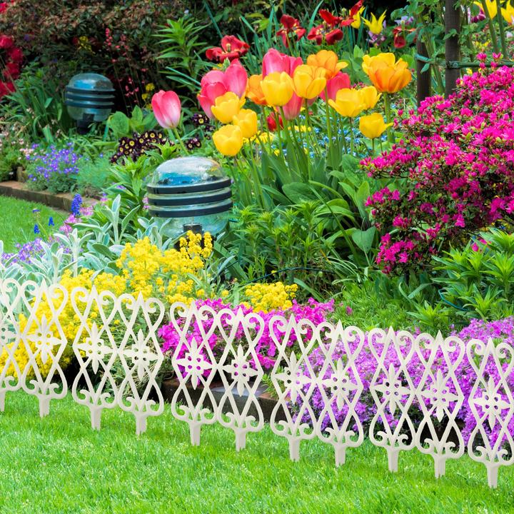 Image du produit Relaxdays 2x clôture de parterre (1 cm)