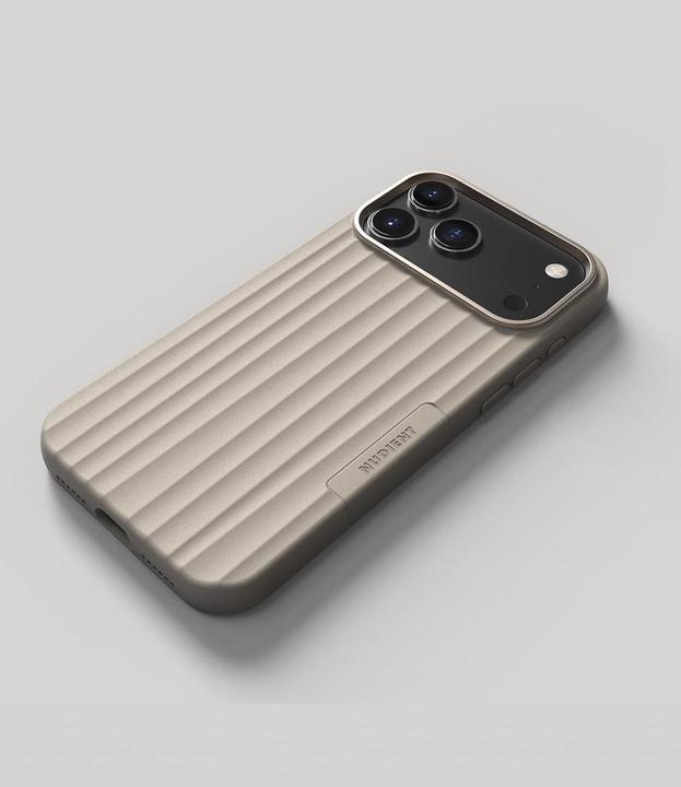 Actual product image Nudient Bold MagSafe Case Apple iPhone 17 Pro Max Linen Beige (Apple iPhone 17 Pro Max)