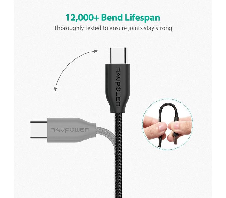 Immagine prodotto RAVPower Cavo USB-C (0.10 m)