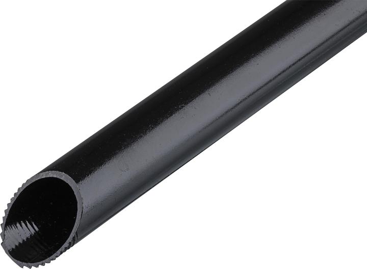 Fränkische Rohrwerke Steel armoured tube threaded black painted M32 (300 cm)