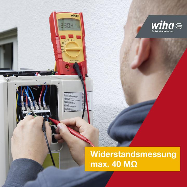 Produktbild Wiha Digitales Multimeter (CAT III 600V, CAT IV 300V)