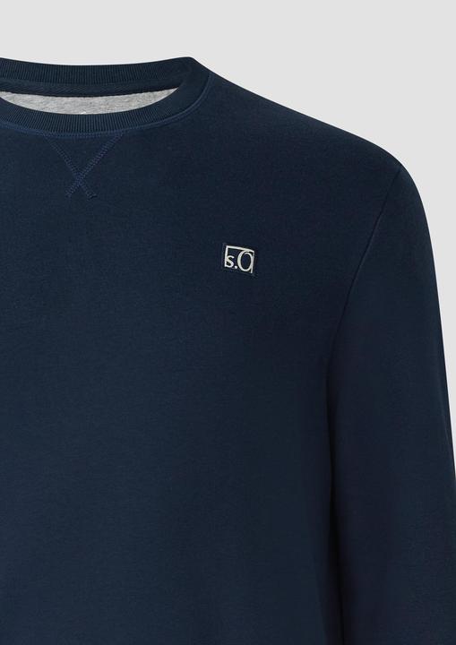 Produktbild s.Oliver Sweatshirt Sweatshirt aus Baumwollmix mit Crew Neck (4XL)