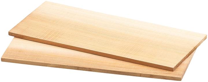 Produktbild Rosenstein & Söhne 4 Zedernholz-Grillbretter für Holzkohle- & Gasgrills