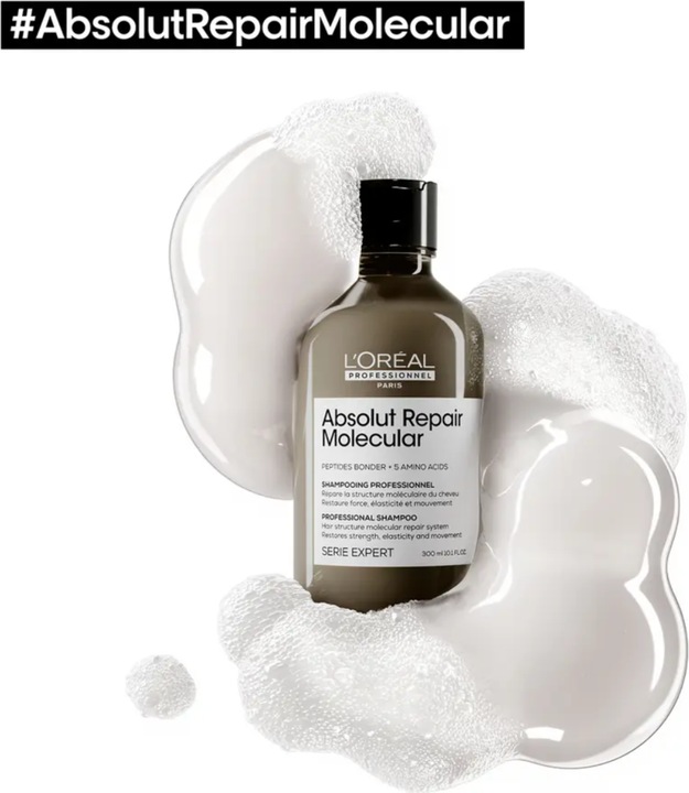 Image du produit L'Oréal Professionnel Absolut Repair Moléculaire (300 ml, Shampoing liquide)