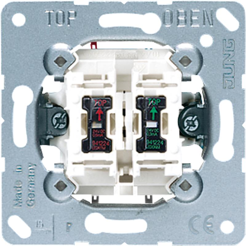 JUNG Wechselschalter UP IP20 2f 505KO5VEUM24, Thermostat